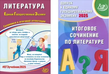 Ерохина, Драбкина - ЕГЭ-2025. Литература. Комплект из 2-х частей обложка книги