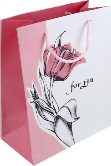 Пакет подарочный Тюльпан For you Пакет подарочный Тюльпан For you обложка книги