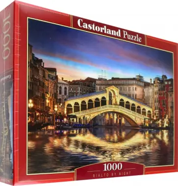 Puzzle-1000 Мост Риальто ночью обложка книги