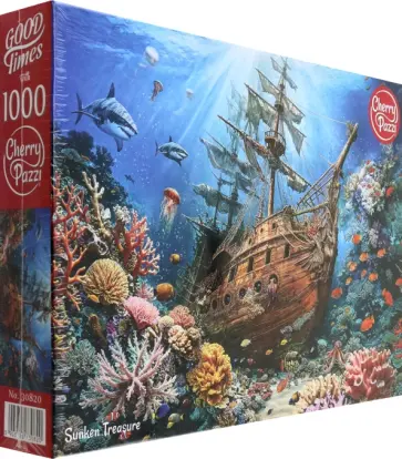 Puzzle-1000 Затонувший корабль обложка книги