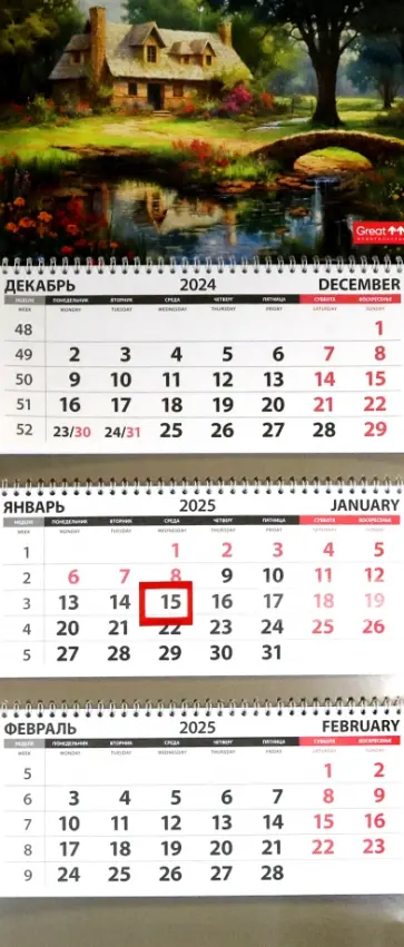 Календарь квартальный на 2025 год Сказочный дом Календарь квартальный на 2025 год Сказочный дом обложка книги