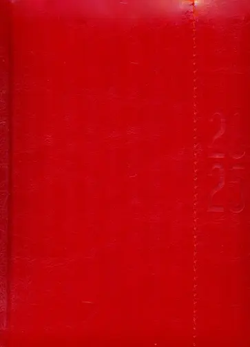 Ежедневник датированный на 2025 год Сариф Эконом. Красный, 176 листов, А6+ Ежедневник датированный на 2025 год Сариф Эконом. Красный, 176 листов, А6+ обложка книги