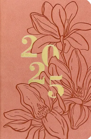 Еженедельник датированный на 2025 год Буйвол, 96 листов, А6+, Пепельно-розовый Еженедельник датированный на 2025 год Буйвол, 96 листов, А6+, Пепельно-розовый обложка книги