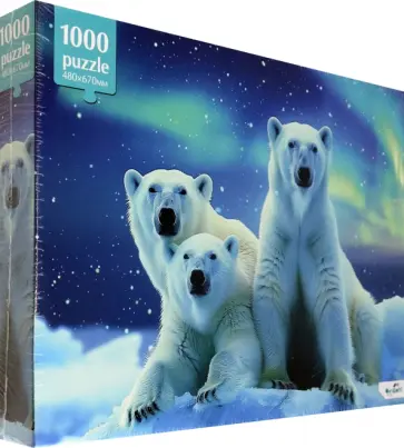 Пазл-1000 Мишки на севере обложка книги