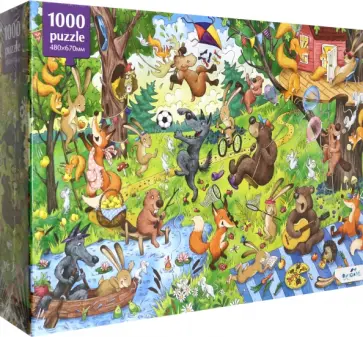 Пазл-1000 Пикник в лесу обложка книги