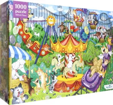 Пазл-1000 Парк аттракционов обложка книги