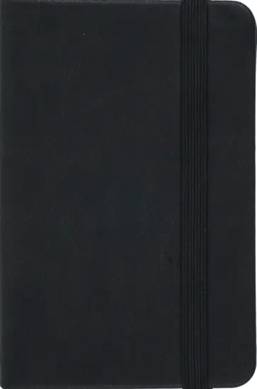 Блокнот Joy book. Черный агат, 80 листов, А7, линия обложка книги