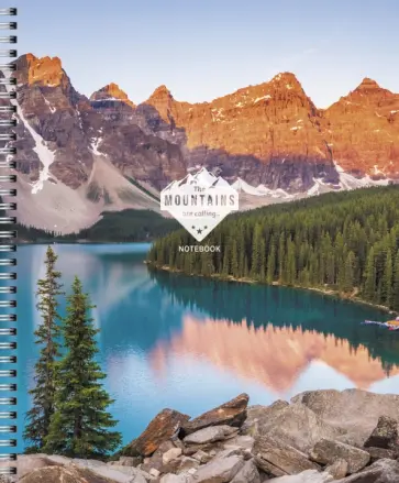 Тетрадь Горные вершины, 80 листов, клетка, в ассортименте обложка книги