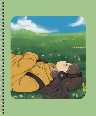 Тетрадь Summer, 96 листов, клетка, в ассортименте обложка книги