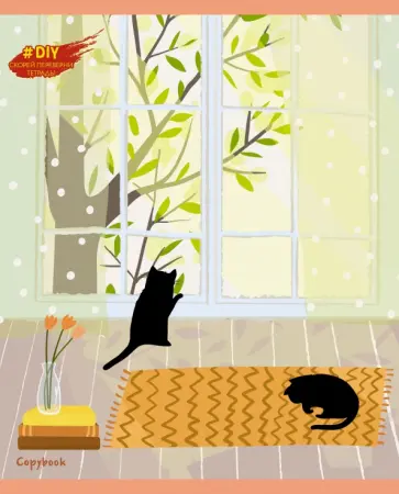 Тетрадь DIY Collection. Уют, 96 листов, клетка, в ассортименте Тетрадь DIY Collection. Уют, 96 листов, клетка, в ассортименте обложка книги