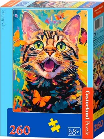 Puzzle-260 MIDI Счастливый кот Puzzle-260 MIDI Счастливый кот обложка книги