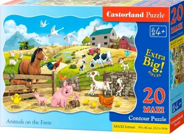 Puzzle-30 MIDI Животные на ферме Puzzle-30 MIDI Животные на ферме обложка книги