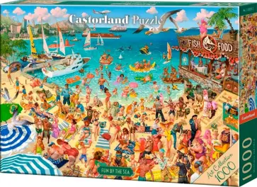Puzzle-1000 Развлечения на пляже обложка книги
