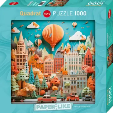 Puzzle-1000 Бумажный городской пейзаж Puzzle-1000 Бумажный городской пейзаж обложка книги