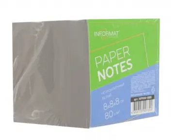 Блок для записей Куб, 8х8х8 см Блок для записей Куб, 8х8х8 см обложка книги