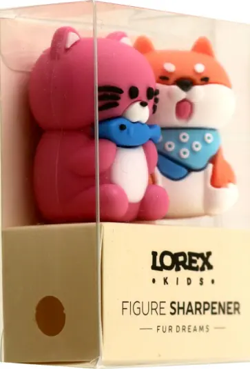 Набор точилок Kids Fur Dreams, 2 штуки обложка книги