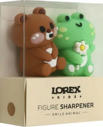 Набор точилок Kids Smile Animal, 2 штуки обложка книги