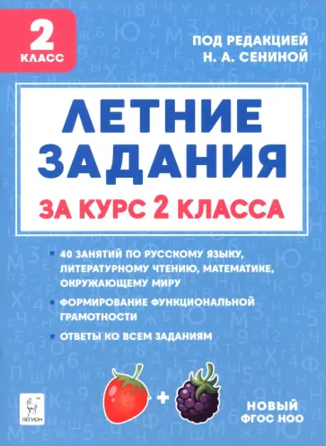 Любовь Потураева - Летние задания за курс 2 класса Любовь Потураева - Летние задания за курс 2 класса обложка книги