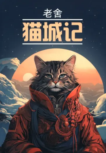 Шэ Лао - Записки о кошачьем городе. Книга на китайском языке обложка книги