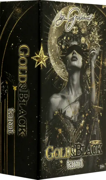 Глория Голдшмидт - Таро Gold & Black, 78 карт Глория Голдшмидт - Таро Gold & Black, 78 карт обложка книги