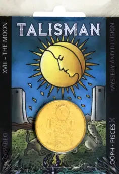 Монета Талисман Луна обложка книги