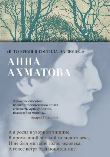Анна Ахматова - «В то время я гостила на земле...» обложка книги