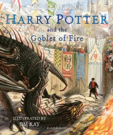 Joanne Rowling - Harry Potter and the Goblet of Fire. Illustrated Edition обложка книги