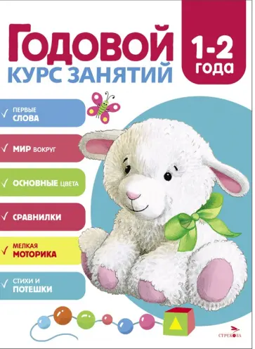 Анна Блиндер - Годовой курс занятий. 1-2 года обложка книги