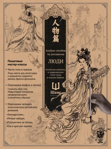 Альбом-пособие по рисованию Люди обложка книги