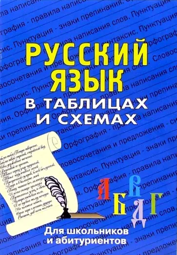 Н.А. Лушникова - Русский язык в таблицах. Для школьников и абитуриентов Н.А. Лушникова - Русский язык в таблицах. Для школьников и абитуриентов обложка книги