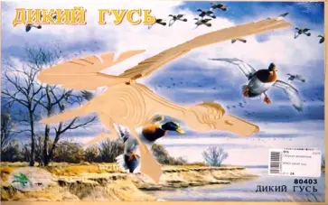 Сборная модель "Дикий гусь" (80403) обложка книги
