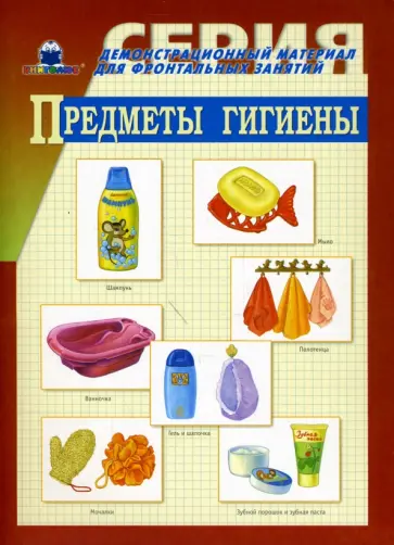 Предметы гигиены. Демонстрационный материал для фронтальных занятий Предметы гигиены. Демонстрационный материал для фронтальных занятий обложка книги