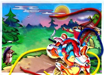 Наталья Писаренко - Игра-шнуровка: Лиса и петух обложка книги