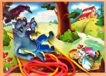 Игра-шнуровка: Красная шапочка Игра-шнуровка: Красная шапочка обложка книги