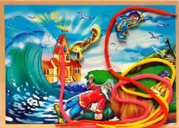 Игра-шнуровка: Золотая рыбка Игра-шнуровка: Золотая рыбка обложка книги