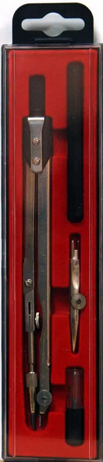 Набор чертежный 4 предмета (НЧ4-70-40) пластиковый пенал обложка книги