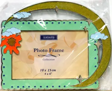 Фоторамка JPF-N05A, металл, золото (Луна) обложка книги