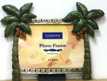 Фоторамка F05335T-2, металл (Две пальмы) обложка книги