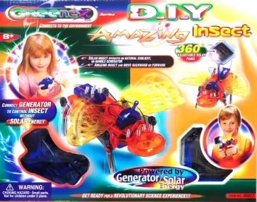 Сделай сам "Робот-насекомое" на солнечных батарейках (36015) обложка книги