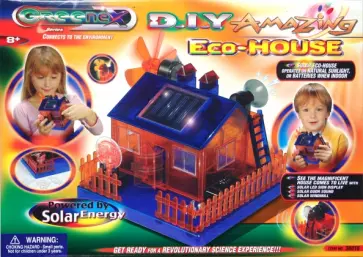 Сделай сам "Эко-дом" на солнечных батарейках (36016) обложка книги