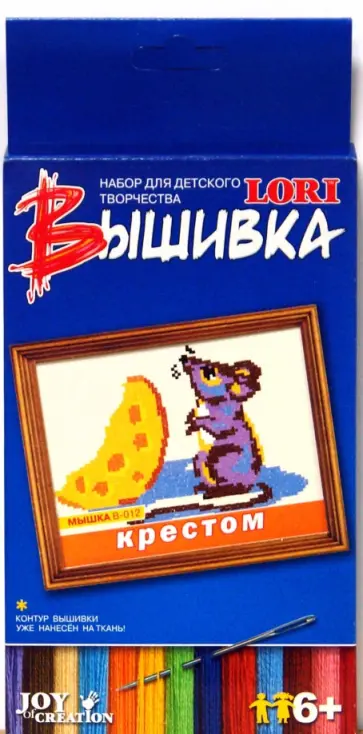 Вышивка крестом: Мышка (В012) обложка книги