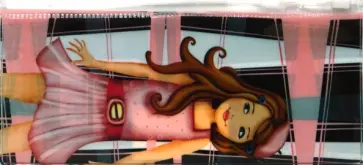 Детская папка на молнии Zip bag А6 обложка книги