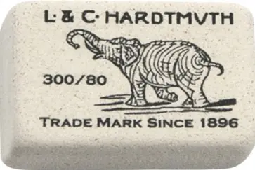 Ластик 300/80 Elephant, белый Ластик 300/80 Elephant, белый обложка книги