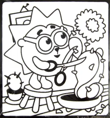 Бархатная картинка-мини. Кактус Ежика обложка книги