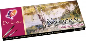 Краски акварельные медовые Люкс, 16 цветов, в ассортименте Краски акварельные медовые Люкс, 16 цветов, в ассортименте обложка книги