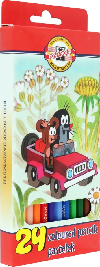 Набор карандашей Крот, 24 цвета Набор карандашей Крот, 24 цвета обложка книги