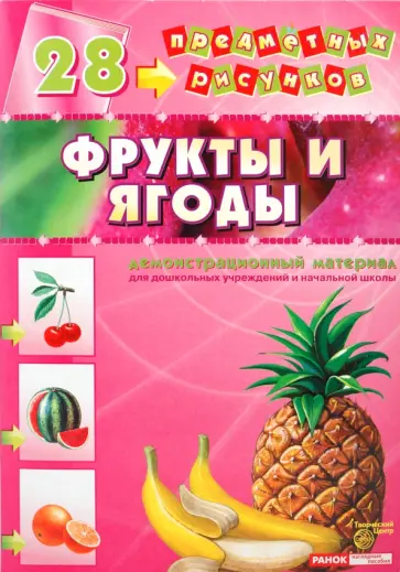 Демонстрационный материал А4 Фрукты и ягоды обложка книги