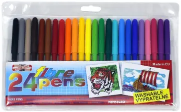 Фломастеры 24 цвета (7304/24С) обложка книги