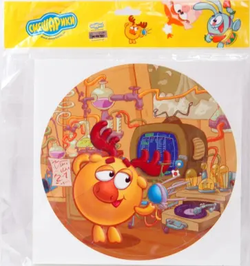 Мягкий пазл - 28 элементов. "Смешарики" Лосяш и компьютер (04116) обложка книги