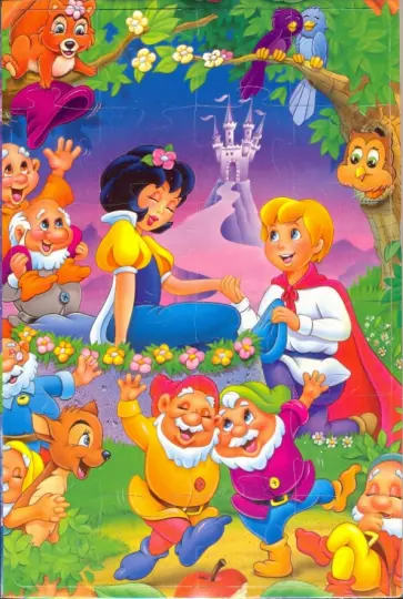 Мягкий пазл - 24 элемента. Белоснежка (04297) обложка книги